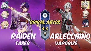 Raiden Furina Taser - Arlecchino White Tassel | Genshin Impact Spiral Abyss 4.6