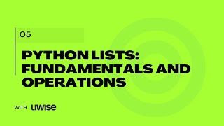 005 A Deep Dive into Python Lists