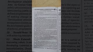 Write About Some Of The Important Definition  Of Development Administration