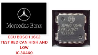 BOSCH ECU 16C2  0281011917  A6481500979 MERCEDES BENZ RED CAN HIGH RED CAN LOW IC 30460