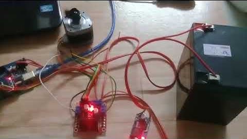 Điều khiển động cơ bước bằng Arduino và mạch cầu H   L298