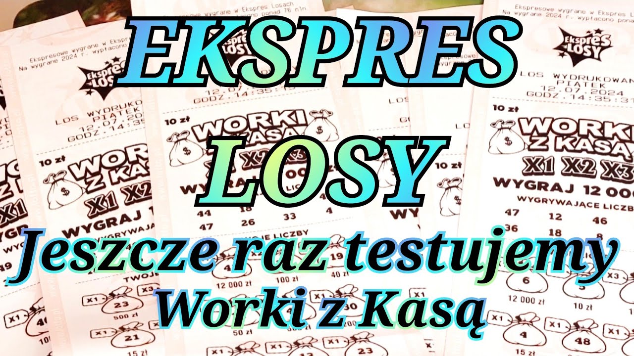 🧾🧾 Ekspres Losy. Czy jeszcze się tak poszczęści? Worki z Kasą! 💰💰