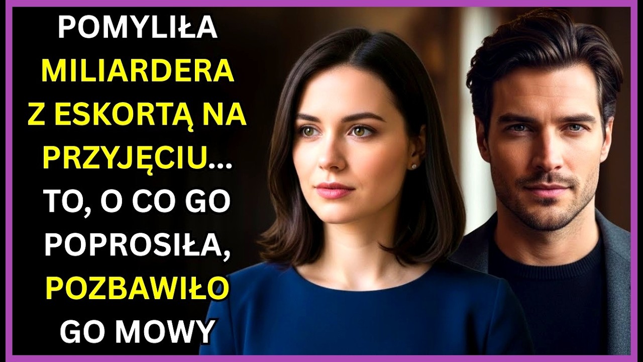 POMYLIŁA MILIARDERA Z ESKORTĄ NA PRZYJĘCIU... TO, O CO GO POPROSIŁA, POZBAWIŁO GO MOWY