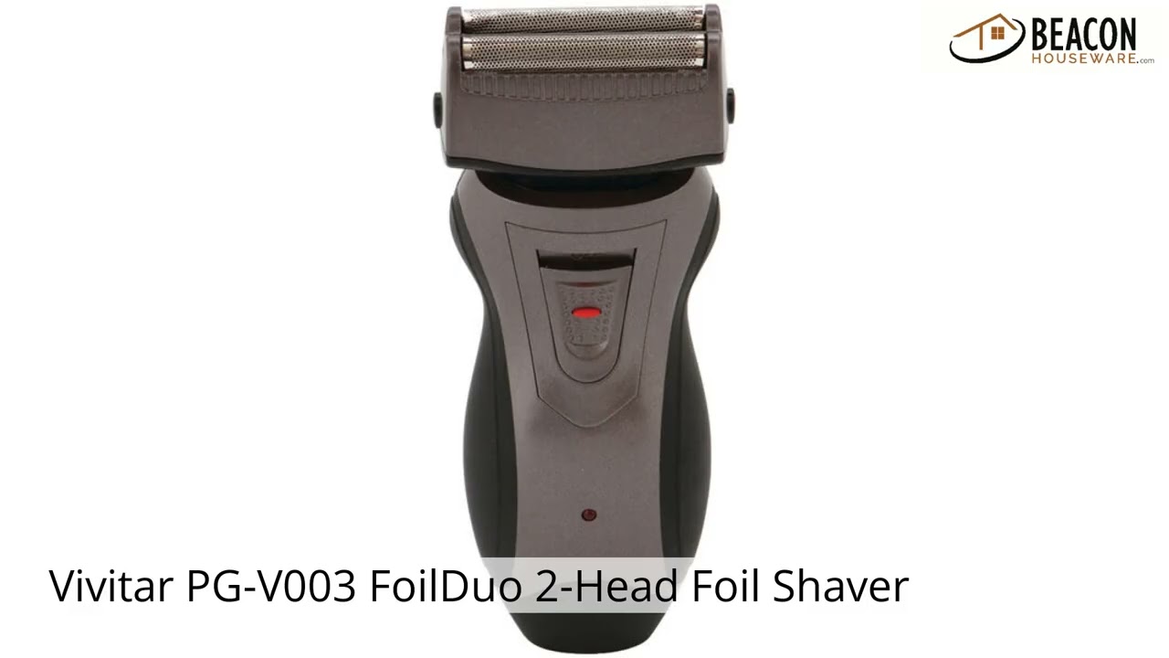 Vivitar PG-V003 FoilDuo 2-Head Foil Shaver