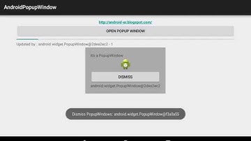 Auto dismiss popupWindow with AsyncTask