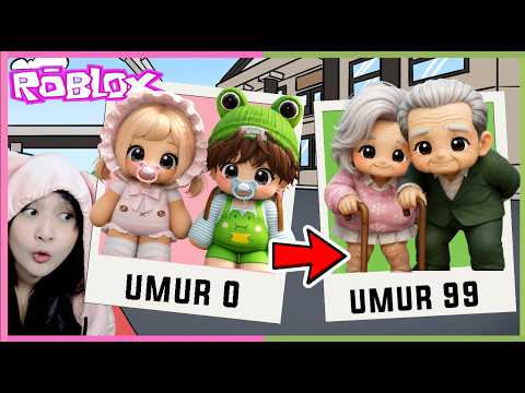 Perjalanan Aku dan Popo dari Bayi Umur 0 Sampai Tua Umur 99 (Roblox)