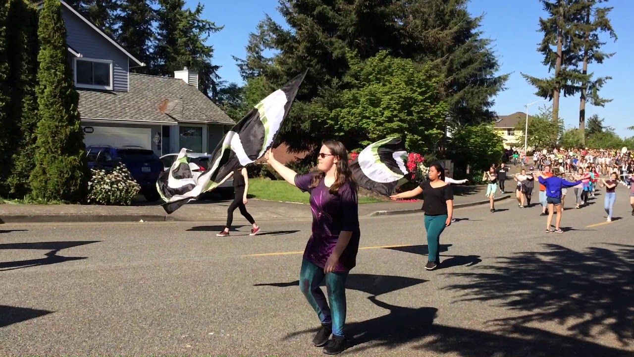 Olympic View Middle School Marching Band in Elliot Point