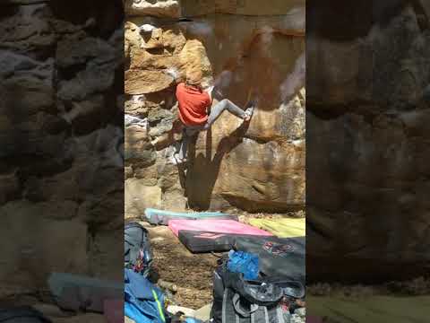 Beta Video for climb Orb Weaver v7, Horseshoe Canyon Ranch