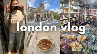 trains, books, coffees, and pastries| LONDON VLOG