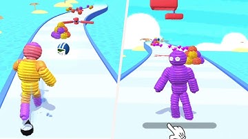 Best Funny Sandman Run All Levels Gameplay Walkthrough Level 2 Android , iOS  👍  NOOB vs PRO vs HAC