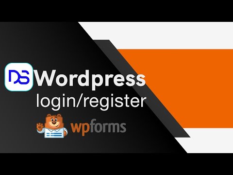 Custom WordPress register and login pages with WPForms plugin