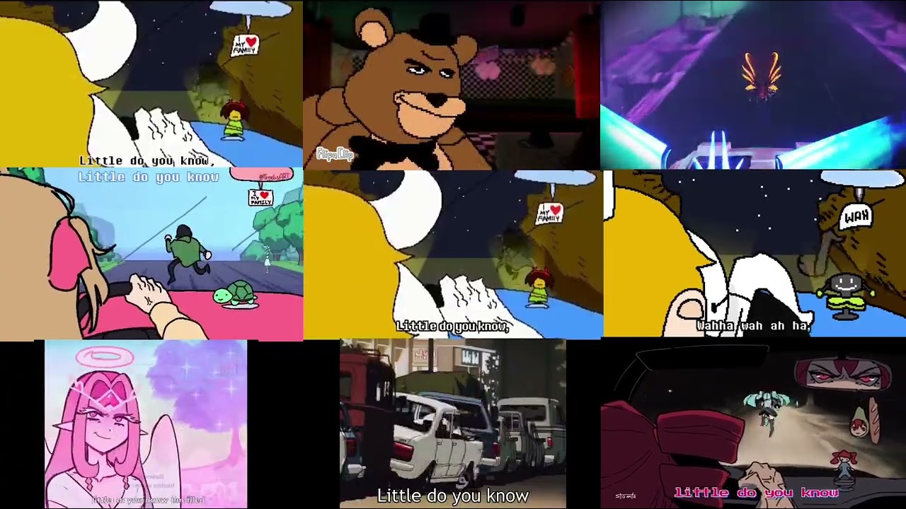 Driving In My Car but It's a 9 Mashup Version 