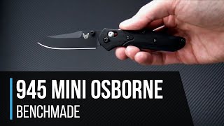 Benchmade 945 Mini Osborne G10 AXIS Lock Folder Overview
