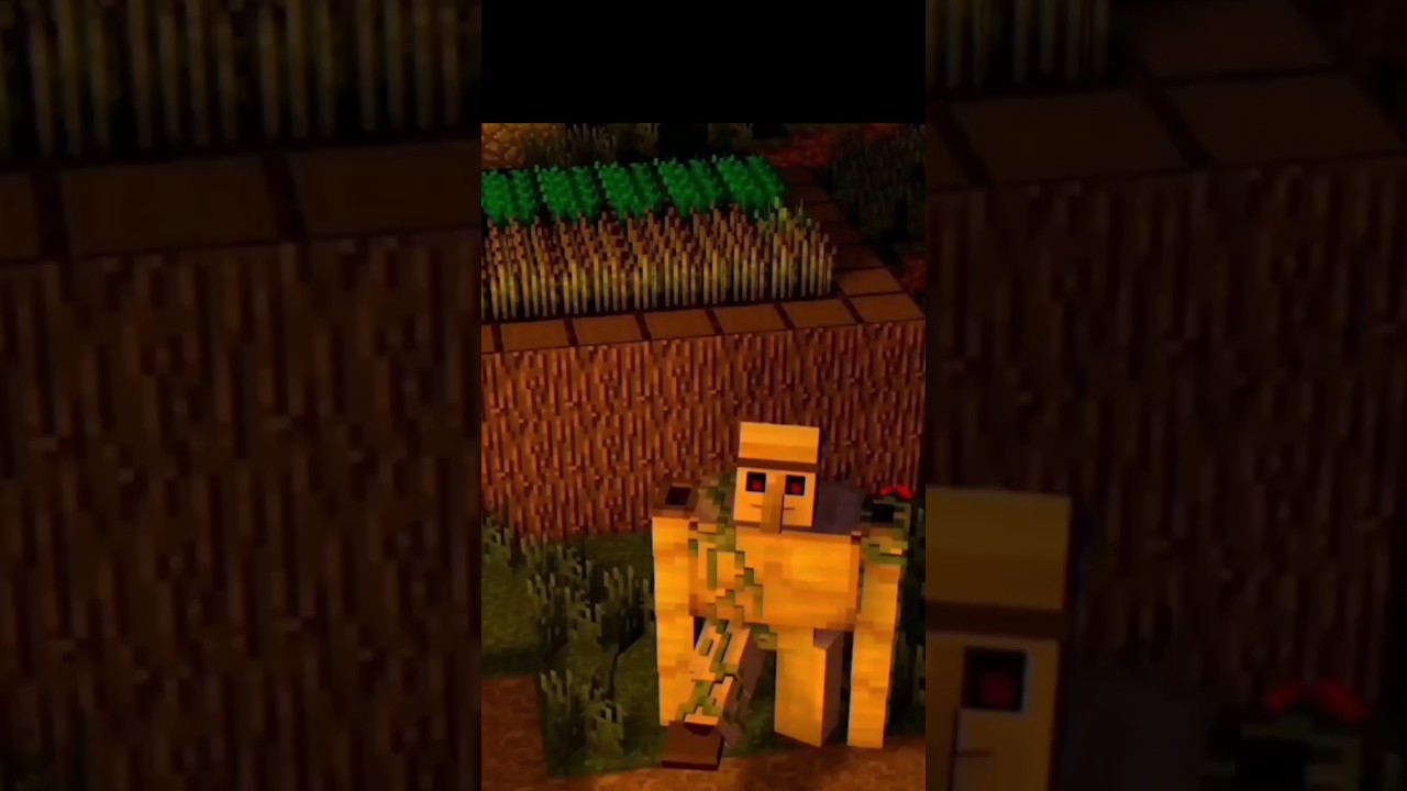 Iron golem evolution in Minecraft. 