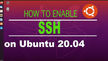 How to Enable SSH on Ubuntu 20.04 lts