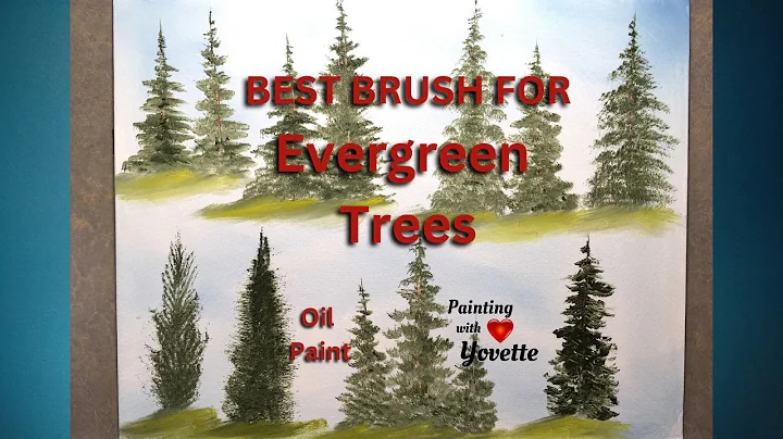 BEST BRUSH for Evergreen Trees // With Yovette