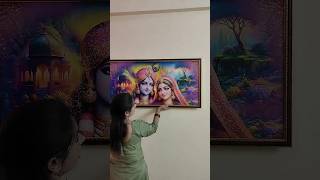 Radha Krishna scenery wall decor from Flipkart #shopping app Flipkart