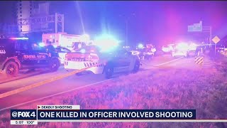 Officer-involved shooting after chase leaves suspect dead, 1 critically injured
