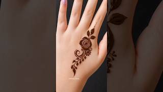 Minimal Mehndi Design for Beginners 🌿|| Stylish Finger Mehndi Tutorial 😍