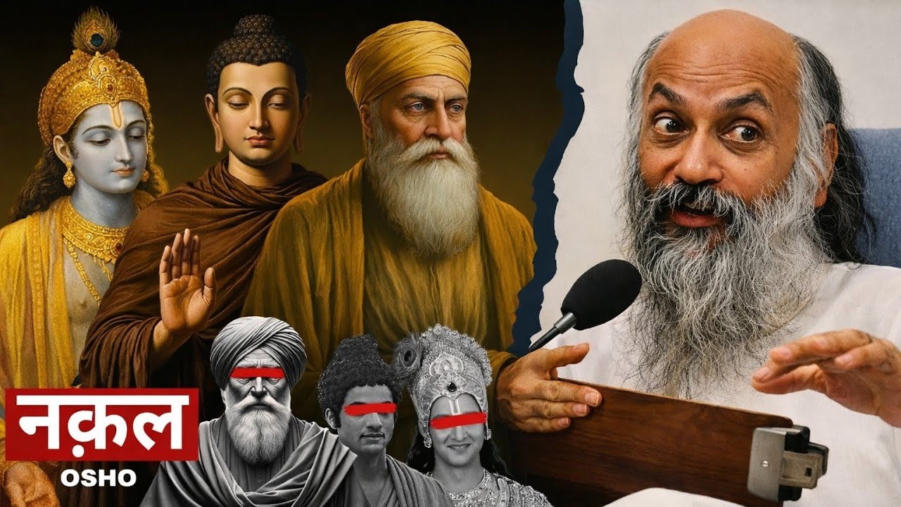 Osho | मत बनो नानक, बुद्ध या कृष्ण जैसे, तुम जैसे हो वैसे ही रहो। कुदरत किसी की नकल नहीं करती। 