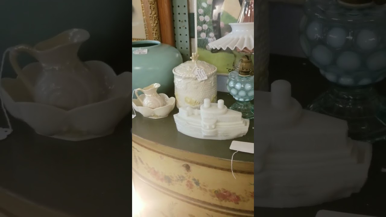 A Milk Glass Battleship?! ...and it was sold in 1898 with mustard in it?