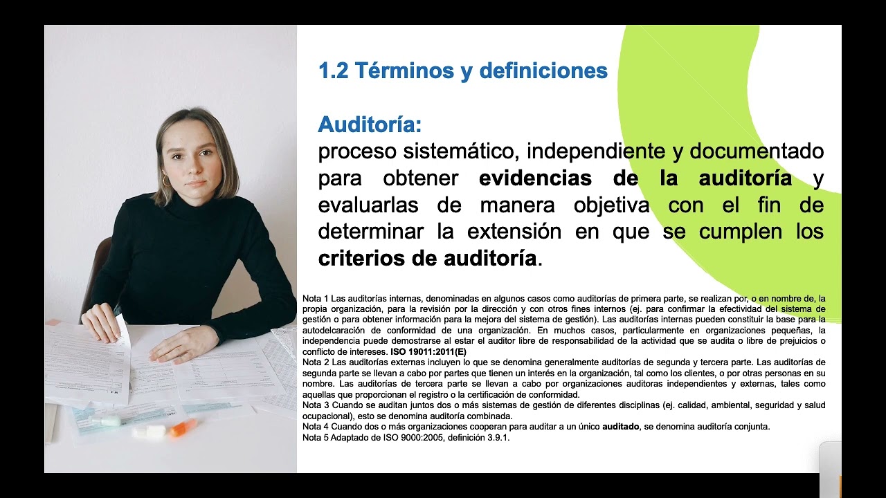 Formación de Auditores ISO 19011:2018 Vocabulario - Video 1 - Curso Gratuito de Auditor Interno ISO