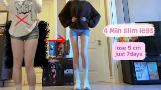 I LOST 5 CM in each leg with this workout in just 7 days | 4 min slim legs Workout | Do it 2-3 times
