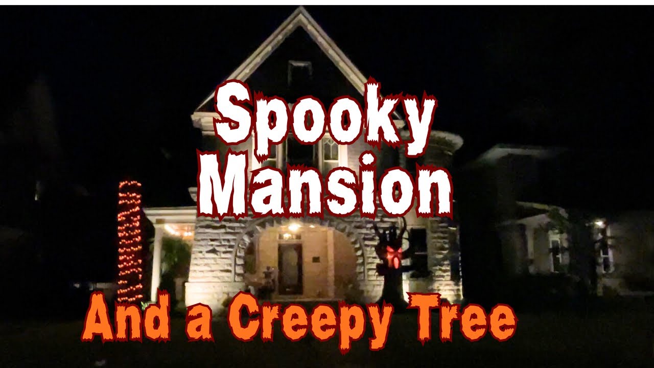 Жутковатый дом и пугающее дерево в историческом районе Централ Гарденс в Мемфисе, штат Теннесси.