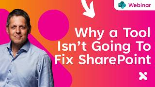 Why a Tool Isn't Going To Fix SharePoint