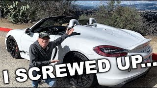 DID I BUY THE WRONG CAR!? Porsche Boxster Spyder