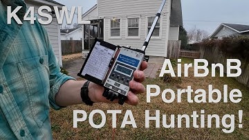 Portable POTA Hunting from a Vacation Rental Backyard in Beaufort, NC