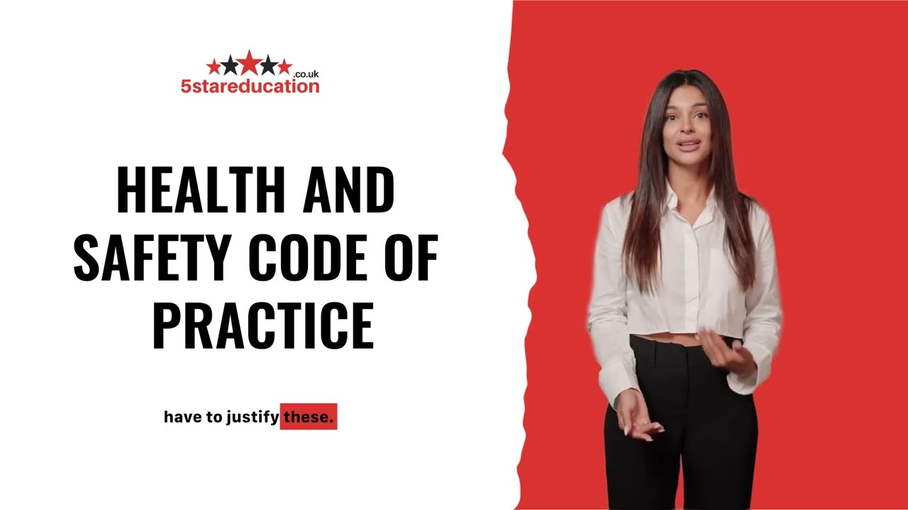 Health and Safety Code of Practice - L6OHS 4