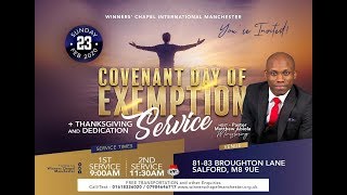 Sunday 23rd February 2020 | Covenant Day of Exemption + Thanksgiving and Dedication  | 2nd Service