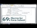 Microsoft Word: Create a Submit Form Button