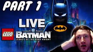 THE WORLD'S GREATEST DETECTIVE 🔴 LIVE  - LEGO BATMAN LEGACY OF THE DARK KNIGHT PART 1