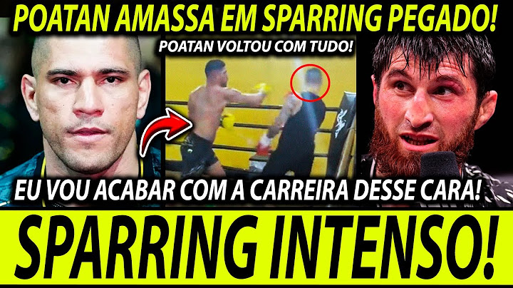 CLIMA FECHOU!🚨 POATAN FAZ SPARRING de BOXE em TREINO PARA LUTA COM ANKALAEV no UFC! RUSSO ALFINETOU