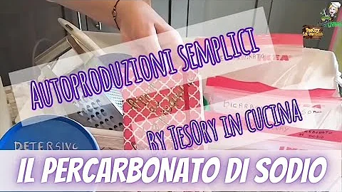 Che differenza c'è tra bicarbonato e percarbonato di sodio?