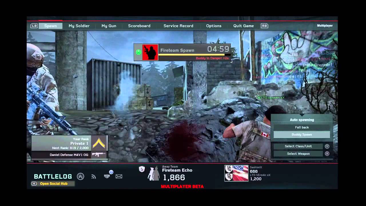 Medal of Honor Warfighter Beta EA Dice Danger Close SashimiX Sashimi X