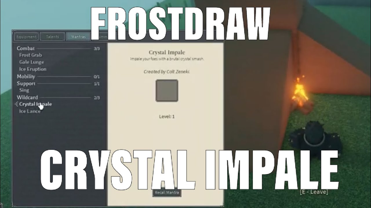 Deepwoken | Crystal Impale