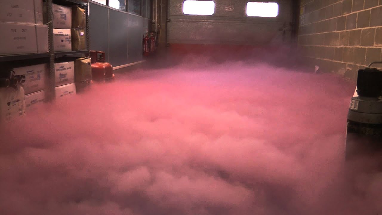 Pink Dry Ice Test YouTube