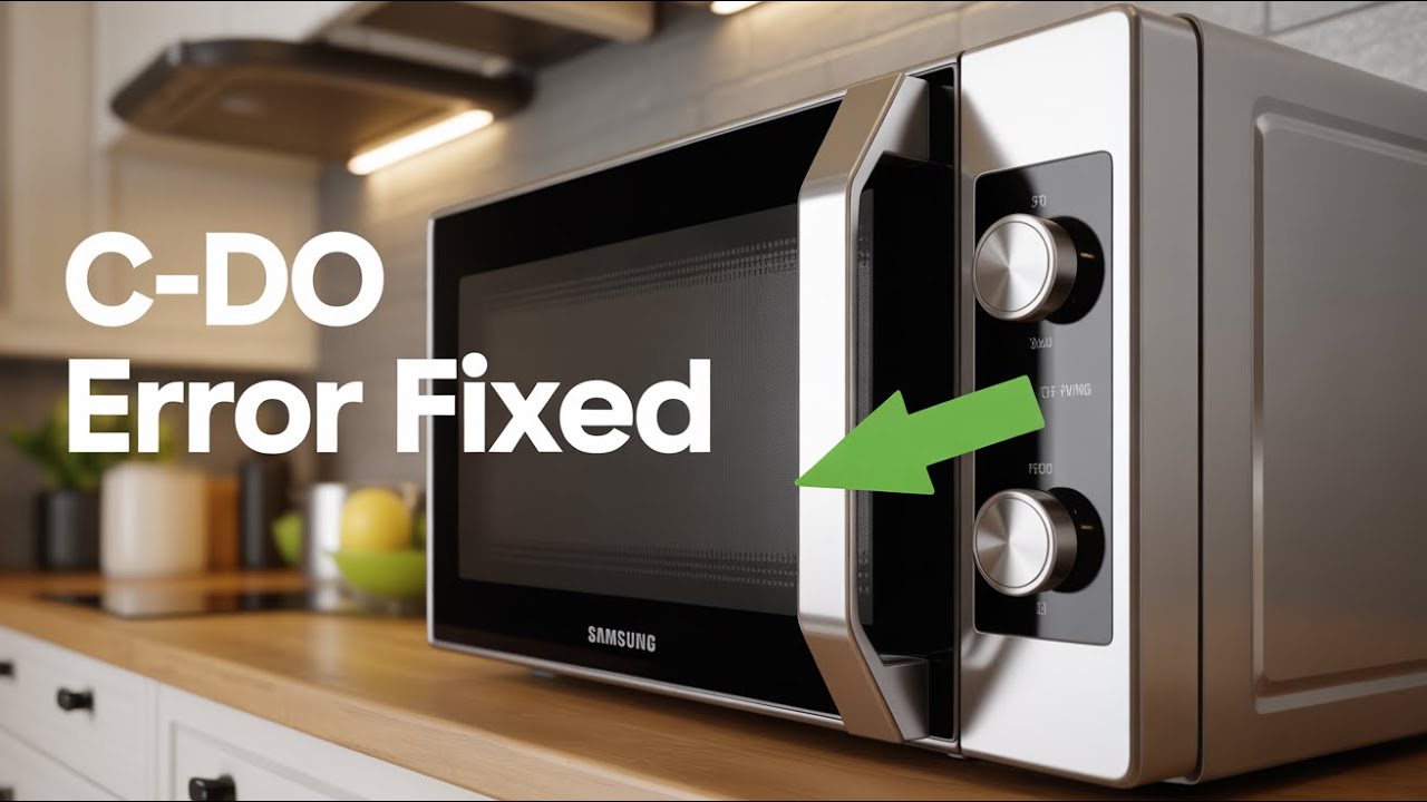 Samsung microwave c-do error - Error code meaning and how to fix it!
