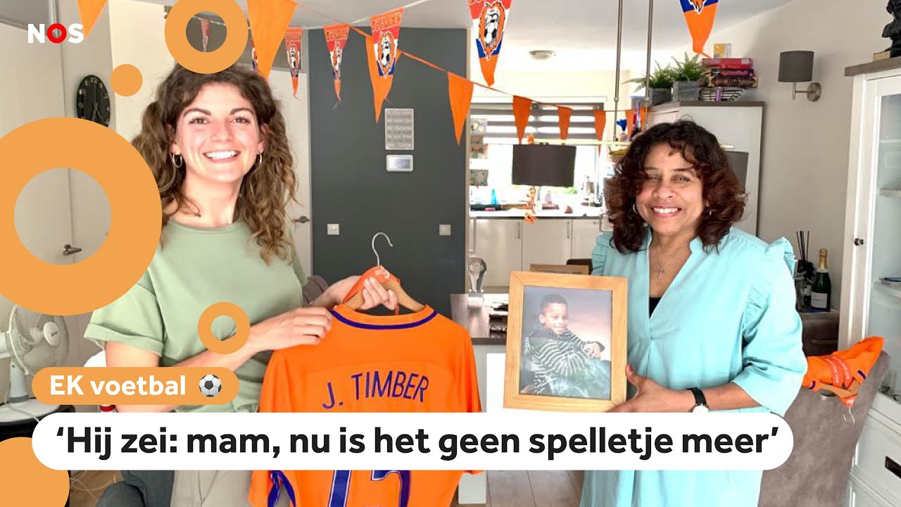 Moeder Marilyn trots op oranje-speler Jurriën Timber