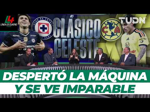 ¡BAILE AZUL! Cruz Azul pudo humillar al América y vuelve a la pelea por el título | Línea de 4