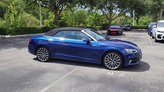 2018 Audi A5 Cabriolet Lakeland, Plant City, Winter Haven, FL LP5442J screenshot 5