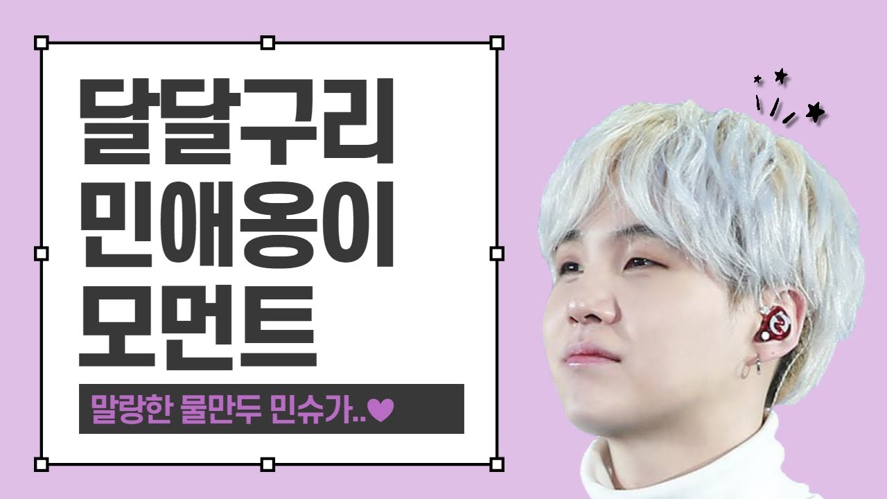 [방탄소년단/슈가] 달달구리 민애옹이 모먼트