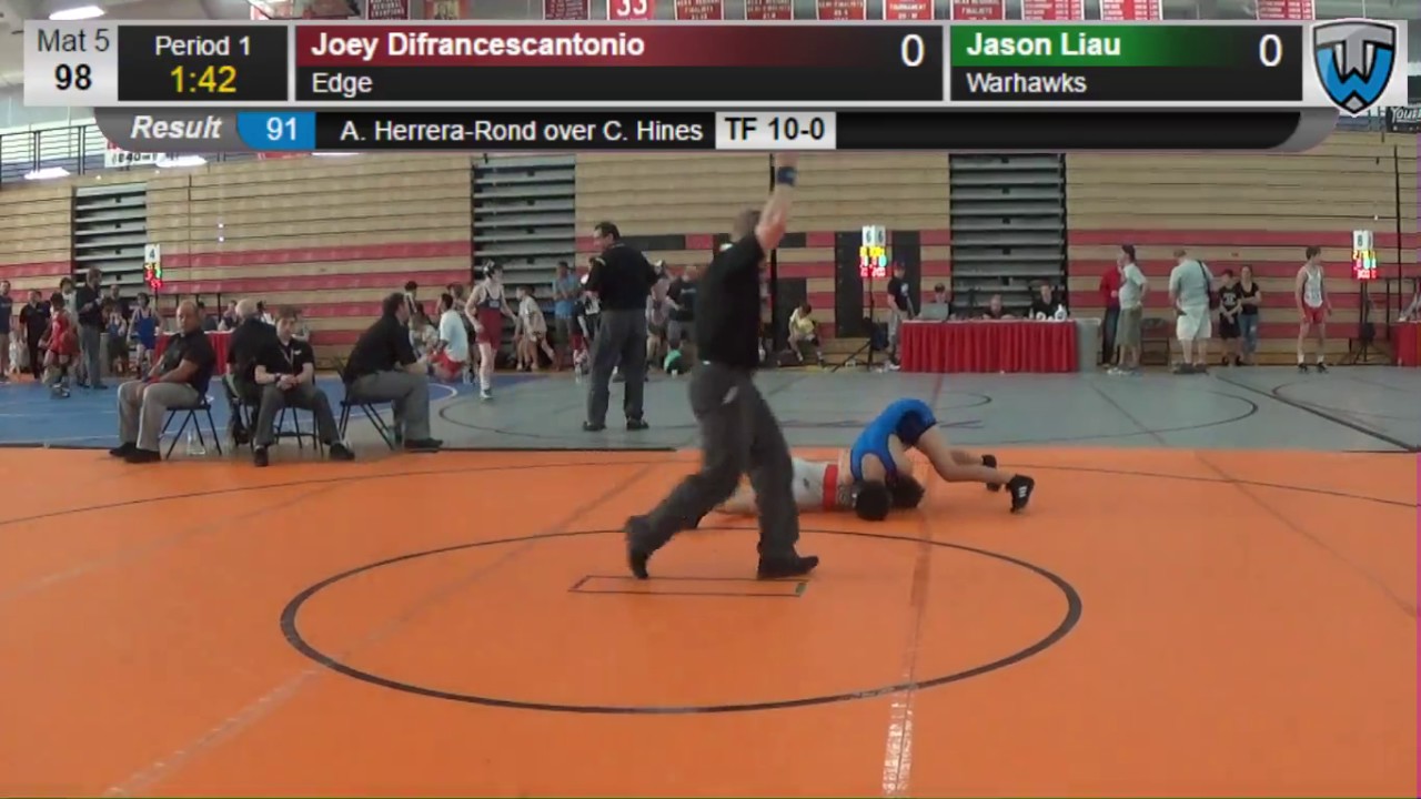 3085 Schoolboy 98 Joey Difrancescantonio Edge vs Jason Liau Warhawks 4138634104