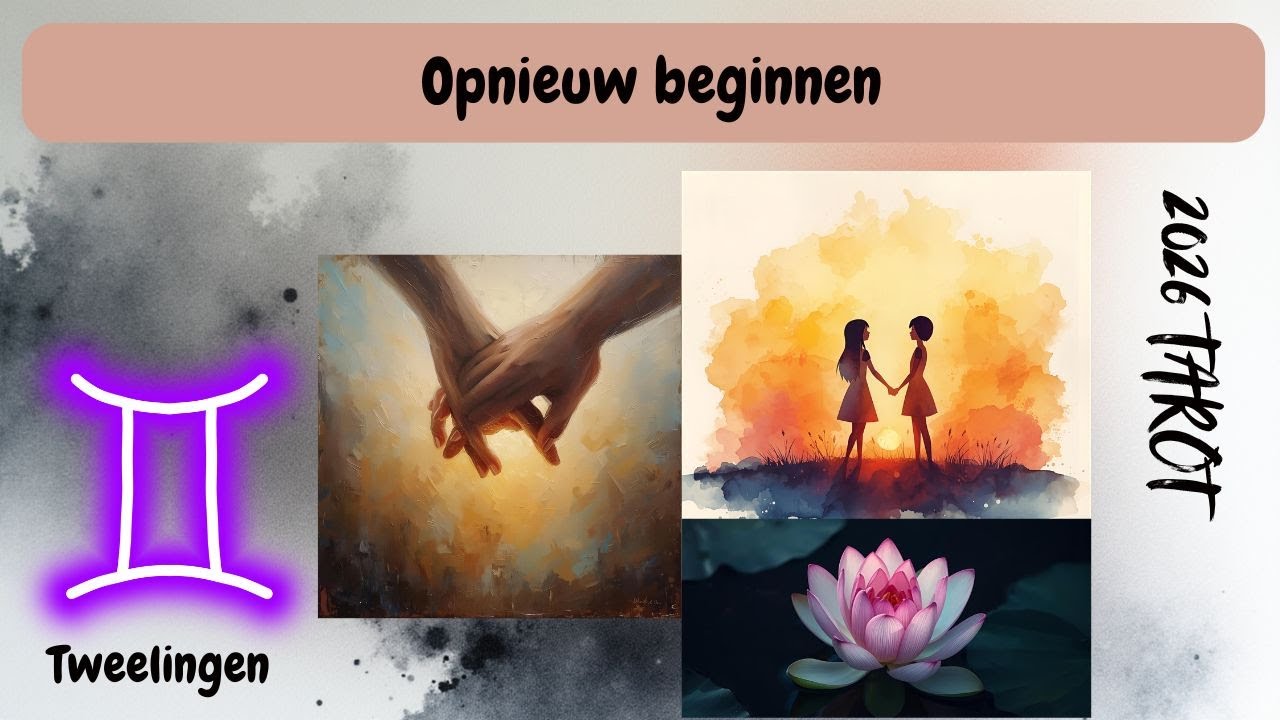 JAAR TAROT TWEELINGEN 2026   Opnieuw beginnen