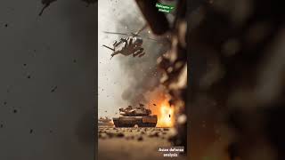 Helicopter Shot Down by Tank Anti-Aircraft Fire | Realistic War Scene #helicopter #warzone #battle screenshot 5