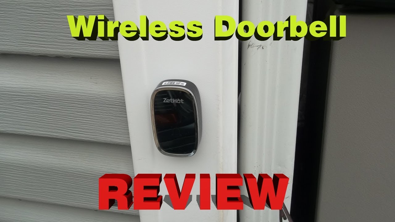Cheap And Easy To Set Up Wireless Doorbell By Zethot REVIEW YouTube