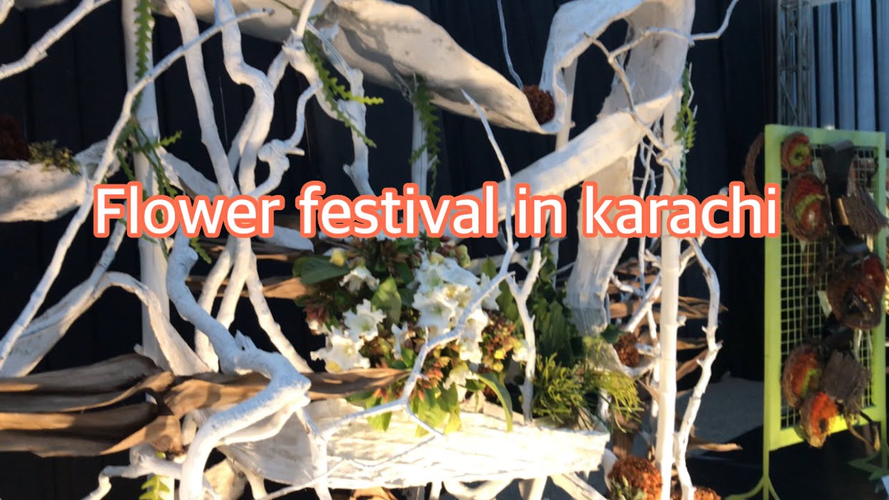 Flower festival 2023 in Karachi Variety of stalls YouTube